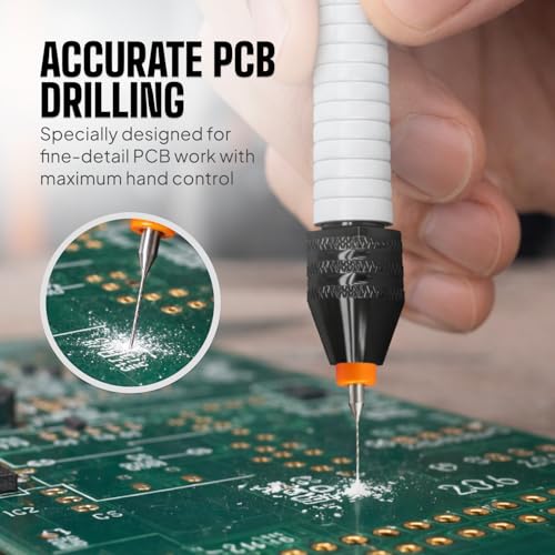Micro Drill Bits Set with Pin Vise Hand Drill Manual, Jewelry Drill Kit - style: Professional