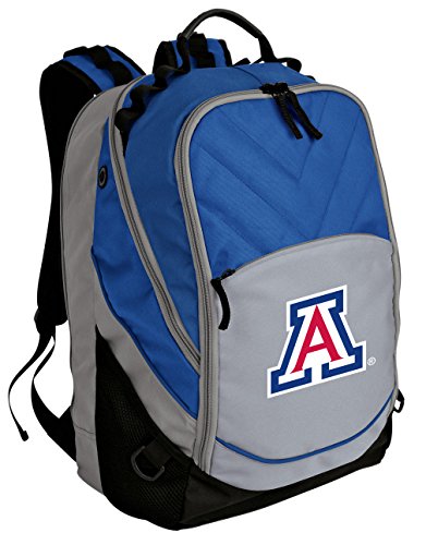 Broad Bay College Logo Backpack | Official Logo, Padded Laptop Computer Section, Premium 600 Denier Nylon Fabric, - color: Blue & Gray