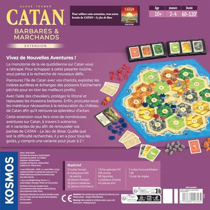 CATAN Traders & Barbarians Board Game Expansion (6th Edition) Explore New Adventures, Strategy Game for Kids & Adults, Ages 12+, 3-4 Players, 90 Minute Playtime, Made by Catan Studio | Explore New Adventures, Strategy Game for Kids & Adults, Ages 12+, 3-4