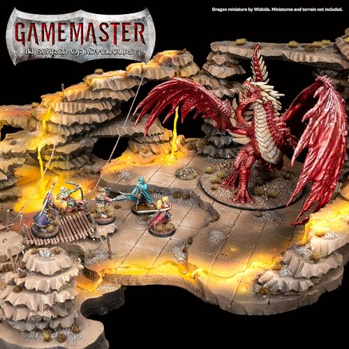 The Army Painter GameMaster: Wilderness Adventures Paint Set Combo, 15 x 18 mL Warpaints Fanatic Acrylic Paints, incl. a Brush-On Primer, 1 Miniature & 2 Brushes - for Warhammer & D&D - color: Wildernes Adventures Paint Set