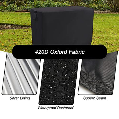 Kingling Prep Table Cover for Keter Unity Table 30''L x 24''W x 35''H | Waterproof Outdoor Stainless Steel Table Cover Protection 30 Inch for Patio Metal Grill Work Table/Cart