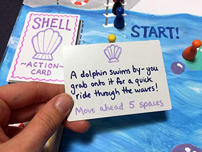 Create Your Own Board Game Kit, DIY Set with Blank Board & Game Pieces | Bring your game ideas to life with everything needed to create a custom board game from scratch - style: Blank Board Game Kit