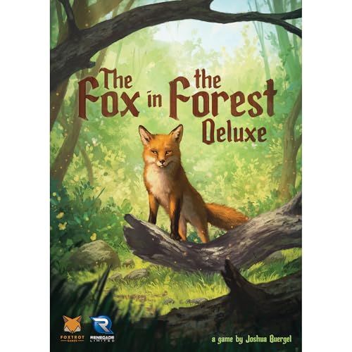 Renegade Game Studios Fox in the Forest Deluxe 2 Player Trick-Taking Game | Fairy Tale Strategy Card Game with Foil Cards & Acrylic Tokens. Features 3 Modules and Premium Components for Couples - style: Deluxe