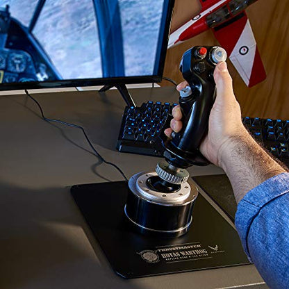 THRUSTMASTER Viper TQS Mission Pack: Metal Throttle Quadrant System & HOTAS Warthog Flight Stick for Flight Simulation, Official Replica of the U.S