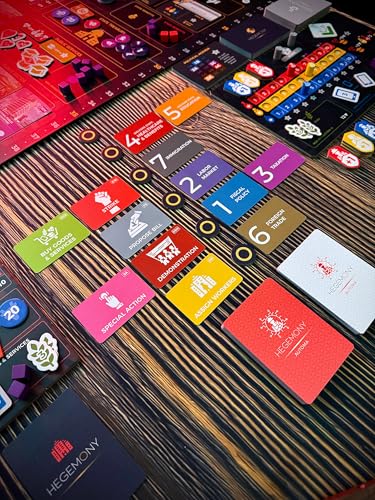 Hegemony: Crisis & Control Expansion - Add New Automas & Modules, Solo Play, Unique Asymmetric Card Driven Game Board Game, Ages 14+, 1-4 Players - style: Crisis & Control