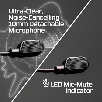 HyperX Cloud III 3.5mm Wired Gaming Headsets with Mic Noise Cancelling DTS Headphone:X Memory Foam 53mm Drivers Aluminum Frame for PC PS4 PS5 Xbox Nintendo Mac Mobile Gaming Headphones (Renewed)