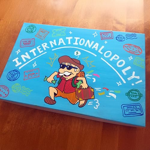 Create Your Own Opoly Board Game Kit with Blank Board & Game Pieces | Create a personalized Opoly-inspired board game for family nights, gifts, classrooms, or special events - style: Blank Opoly Game Kit