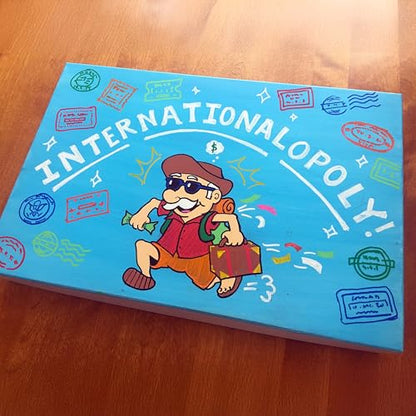 Create Your Own Opoly Board Game Kit with Blank Board & Game Pieces | Create a personalized Opoly-inspired board game for family nights, gifts, classrooms, or special events - style: Blank Opoly Game Kit