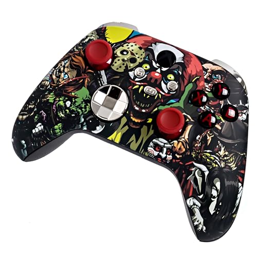 Crazy Controllerz Customz Series Custom Wireless Controller for Xbox One Series X S PC - Monster Mash Design - color: XS MONSTER MASH