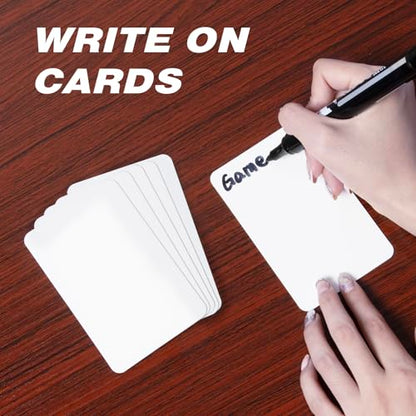 Prilino Trading Card Dividers Tall, Storage Box Separators, White, 200 Pack | Bend & Crack Resistant, Rounded Anti-scratch Edges, Easy to Wipe Clean, Extra Thick & Extra Tall for Orderly Card Management