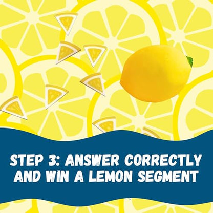 Easy Peasy Lemon Squeaky Game - Ideal Family Board Game for Kids and Adults, Unique Mix of Trivia, Mental and Physical Challenges| Suitable for Ages 12+ | 4+ Players