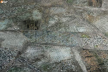 Warzone Studio 3' x 3' Mouse Pad Rubber Battle Mat: Zolotograd + Bag