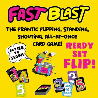 Fast Blast - Card Game for Families and Friends for Family Game Night - Quick-Replayable Game for 2 to 6 Players, Family Card Games for Ages 8 and Up - style: Fast Blast
