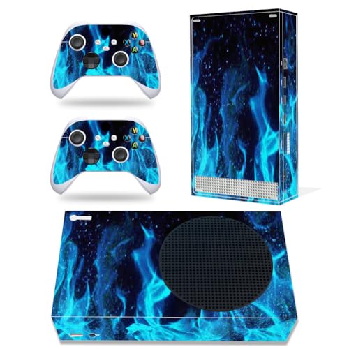 Xbox Series S Stickers Full Body Vinyl Skin Decal Protective Cover for Microsoft Xbox Series S Console and Controllers (Series S fire) - color: Series S fire
