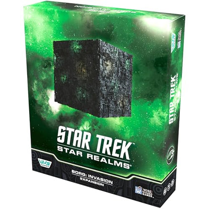 Star Trek: Star Realms - Borg Invasion - Expansion Deck Building Card Game, New Enemy Threat, Co-Op & Versus, TCC Style Combat, Ages 14+, 2-4 Player