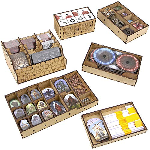 Organizer for Gloomhaven Jaws of The Lion Board Game, Storage Insert, Accessories Upgrade
