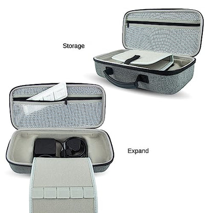 Voikoli Protective Eva Hard Shell Case Compatible with Asus Rog Alloy 7''2023/Asus Rog Ally X 2024,Shockproof,Stylish and Durable (Grey) - color: Grey