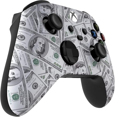 Custom Controllerzz Wireless Controller for Microsoft Xbox Series X/S & Xbox One - Custom Soft Touch Feel - Custom Xbox Series X/S Controller (X/S Money) - color: X/S Money