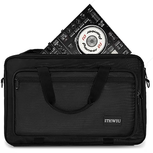 DJ Carrying Case Fits DDJ 200, ddj-wego3, AKAI MK3, Native Maschine Mikro Mk3, Hercules DJ Control Inpulse 200, Numark Party mix, Multi-FX pedals, line 6 helix floor, 16 x 10 x 2.5 Inch, Black - size: 16 x 10 x 2.5 Inch