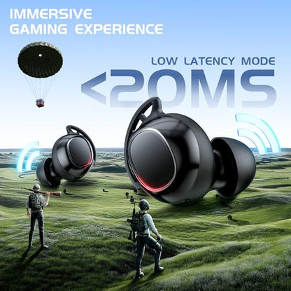 IAMJOY Low Latency Wireless Gaming Audio Adapter, 2.4GHz Dongle & Bluetooth for Meta Quest 3/2, PS5, Switch, Steam Deck, PC (Pure Black) - color: Pure Black