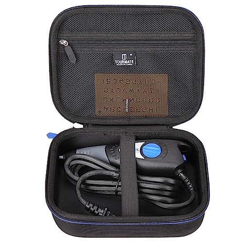 Tourmate Travel Carrying Case for Dremel 290-02 120-Volt Engraver Rotary Tool (ONLY CASE) - color: Black
