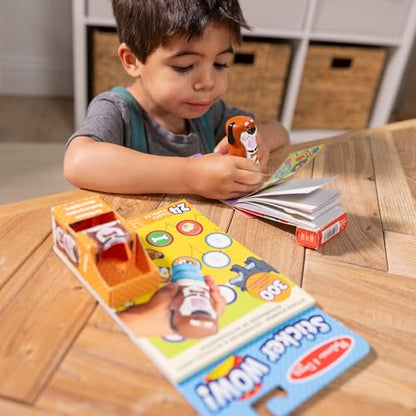 Melissa & Doug Sticker Wow!™ Dog Bundle: 24-Page Activity Book, Refillable Sticker Stamper, Mini Pad, 500 Stickers, Arts and Crafts for Kids Ages 3+ - color: Dog, size: Bundle