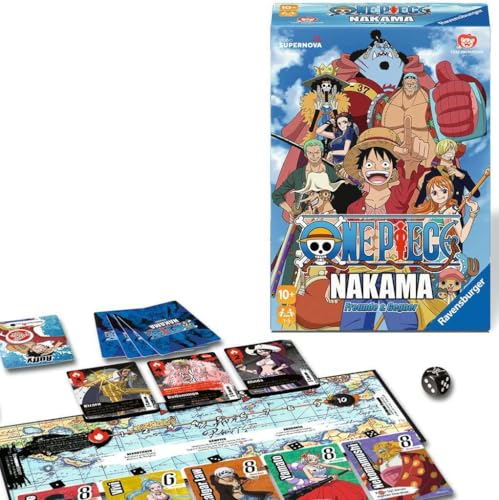 Ravensburger 24869 One Piece Nakama – A Cooperative Board Game and Card Game for 1-5 Anime Fans from 10 Years, in The World of One Piece