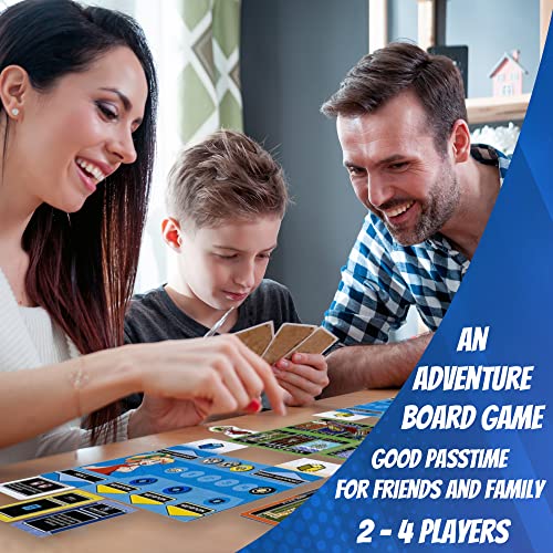 KESS: Mega Man: Adventures - Battle Board Game, Card & Dice Management, Iconic Boss Fights, Cooperative Robot Blasting Action, Ages 14+, 1-4 Players