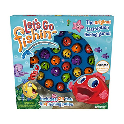Amazon Exclusive Bonus Edition Let's Go Fishin' with Lucky Ducks MAM Card Game | 1-4 Players, Ages 4+ - style: Bonus Edition Let's Go Fishin' Game