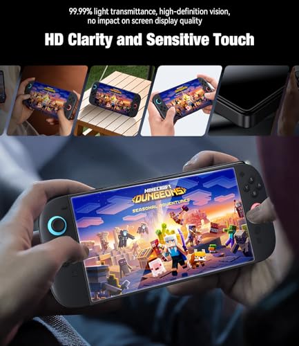 for Nintendo Switch 2 Screen Protector - 2025 Switch2 9H Tempered Glass, HD Clear with Auto Dust Removal, Anti-Scratch & Bubble-Free Installation Kit (2 Pack)