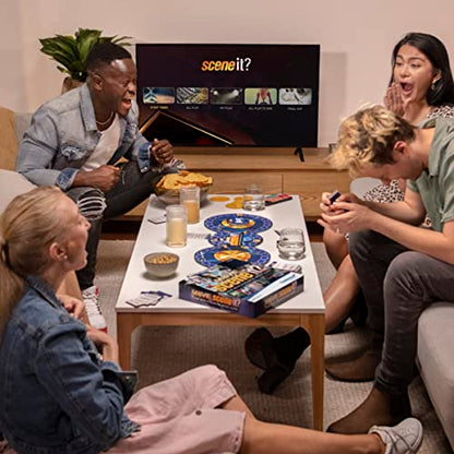 Scene It? Movie Trivia Board Game, The Ultimate Movie Knowledge Test, Puzzle-Solving Family Party Game, Stream Real Clips with Gamestar App