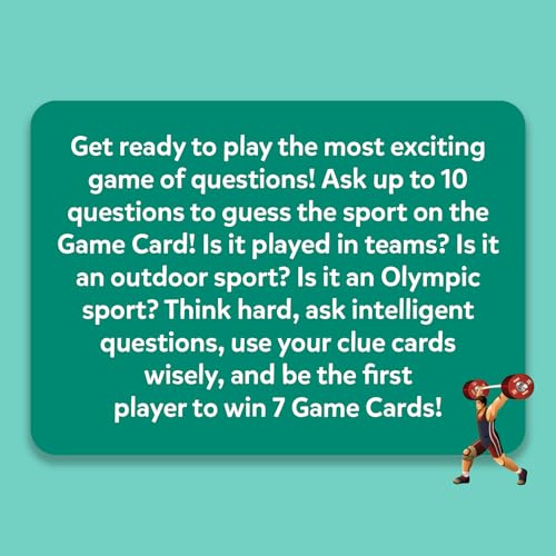 Skillmatics Guess in 10 – Sports, Educational Card & Trivia Game | Perfect for Family Game Night, Screen-Free Travel Toy, Gift for Kids Ages 6, 7, 8, 9 and Up - style: 7. Sports
