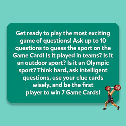 Skillmatics Guess in 10 – Sports, Educational Card & Trivia Game | Perfect for Family Game Night, Screen-Free Travel Toy, Gift for Kids Ages 6, 7, 8, 9 and Up - style: 7. Sports