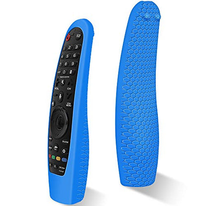 Silicone Protective Case for LG AN-MR600 / AN-MR650 / AN-MR18BA / AN-MR19BA Remote Control [Anti-Lost] Anti Slip LG Magic Remote Case Cover Skin Holder Sleeve Protector (Blue) - color: Blue
