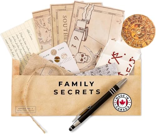 Escape Mail Episode 1 [2nd Edition]: Family Secrets Cooperative Escape Room Game for Families | Envelope | Immersive Storyline | Age 15+ - style: Episode 1 Only