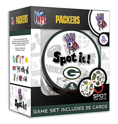 MasterPieces Game Day - NFL Green Bay Packers Spot It Game For Kids, Adults, and Family - style: Green Bay Packers