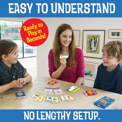 Scholastic USA Travel Card Game, State Capitals & Geography, Ages 6+