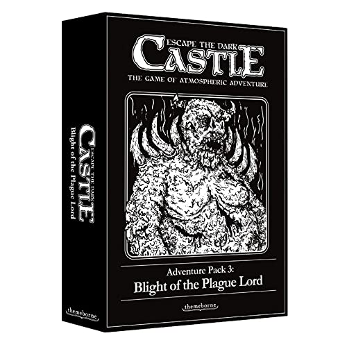 Themeborne Escape The Dark Castle Board Game Blight of The Plague Lord Adventure Pack 3 - Confront New Enemies! Cooperative Strategy Game for Adults, Ages 14+, 1-4 Players, 45 Min Playtime, Made