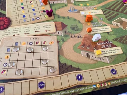 Stonemaier Games: Viticulture: Bordeaux Expansion by Jamey Stegmaier | Add to Viticulture (Base Game) | A New Board Featuring Updated Graphics, Layout, and New Mechanism | 1-6 Players, 90 Mins
