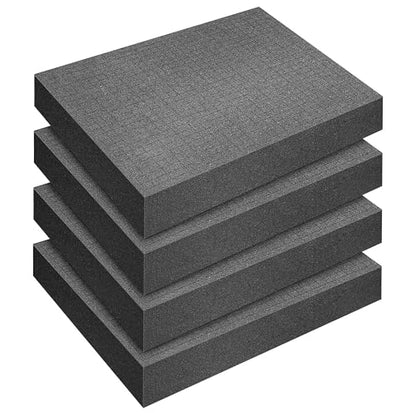 DECOHS 4 Pcs Pick and Pluck Foam- 16 x 12 x 2 Inch Pick Apart Foam Insert- Pluck Pre Cube Sheet Foams with Bottom Use for Board Game Box Cases Storage Drawer - size: 1 Size - 4 Pieces - 16 x 12 x 2 inches