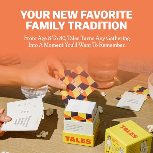 TALES 150 Conversation Cards, Family Edition, Create Meaningful Connections - color: Family Edition