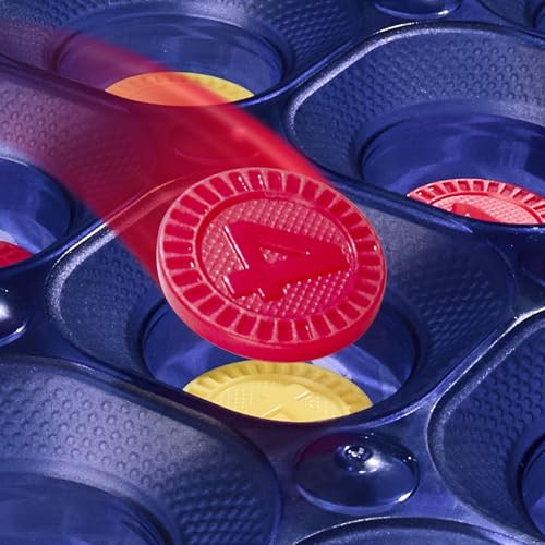 Connect 4 Frenzy Game | Bounce Discs 4 The Win | Family Party Games for Kids, Teens, and Adults | Ages 8+ | 2 to 6 Players | 10 Mins. | Portable Games