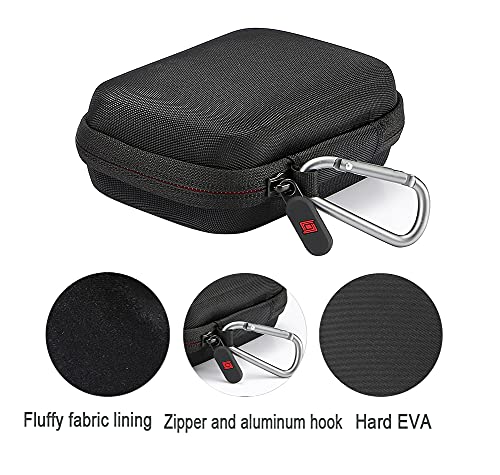 RAIACE Hard Travel Carrying Case for Card Games, Protective Storage Bag. (Not Including Cards) - Black