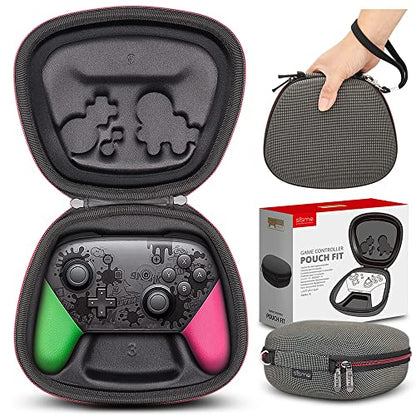 sisma Carry Case Compatible with Nintendo Switch & Switch 2 Pro Controller (2025), Hard Shell Travel Protective Case Portable Carrying Bag -Special Edition - color: Gold
