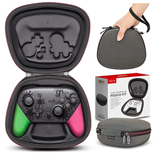 sisma Carry Case Compatible with Nintendo Switch & Switch 2 Pro Controller (2025), Hard Shell Travel Protective Case Portable Carrying Bag -Special Edition - color: Gold