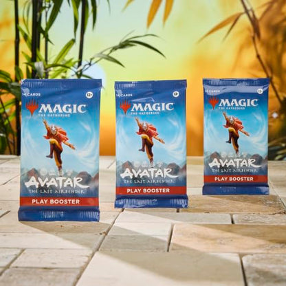 Magic: The Gathering | Avatar: The Last Airbender Scene Box 2 - Tea Time at the Jasmine Dragon | 6 Foil Borderless Scene Cards, 6 Art Cards, 3 Play Boosters + Display Easel