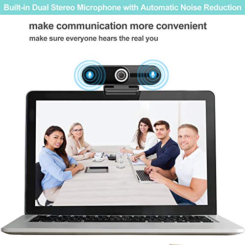 ToLuLu UHD 4K Webcam with Microphone, 8MP USB Computer Web Camera w/Tripod | and Privacy Shutter, External Webcam Pro Streaming Webcams PC Cam w/Mic Noise Reduction for Winsdows Mac OS Desktop Laptop - style: 4K Webcam with Cover & Tripod
