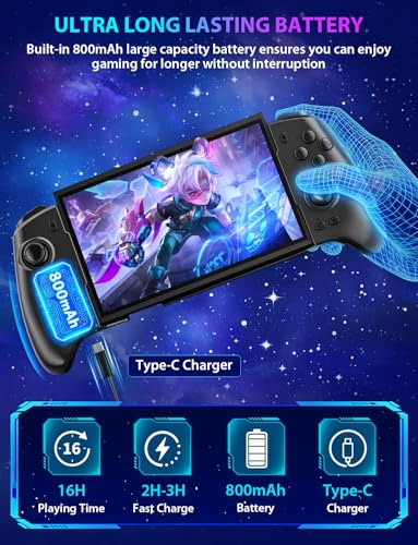 Fasceote Wireless Switch Controller for Nintendo Switch/OLED/Switch 2, Rechargeable Pro Controllers with 15 Lights Color, Retractable One-piece Handheld Control with Hall Effect Joysticks,Turbo, Dual Vibration