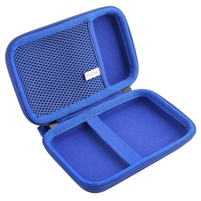 JINMEI Hard EVA Carrying Case Compatible with R36MAX/RG40XX V /RG CubeXX/ RG Cube/ Powkiddy RGB30 4-Inch Handheld Game Console Case (blue) - color: blue
