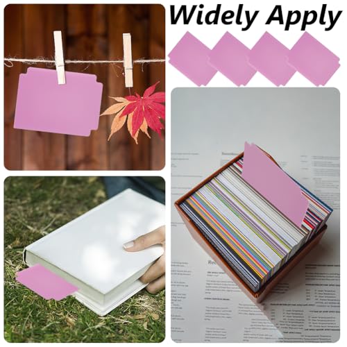 CRASPIRE Trading Card Dividers Pink Card Separator Card Sorting Tray Plastic Card Dividers Board Game Card Separator Card Deck Box Dividers for Game Organizer Storage 40sheets 2.75 x 3.7 Inch - style: 40Pcs Pink
